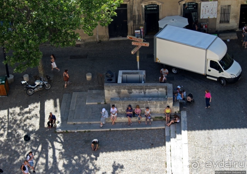 Крыши Авиньона: папский город с высоты папского дворца 