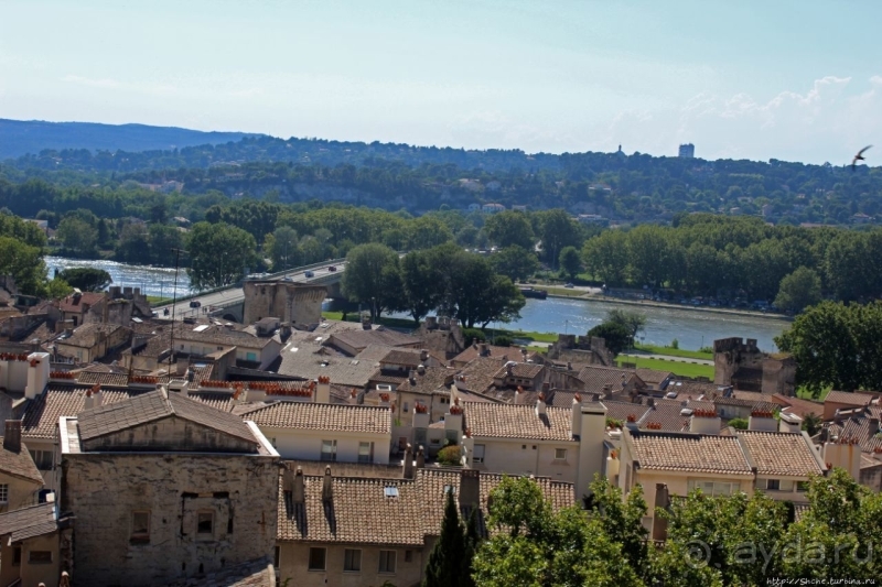 Крыши Авиньона: папский город с высоты папского дворца 