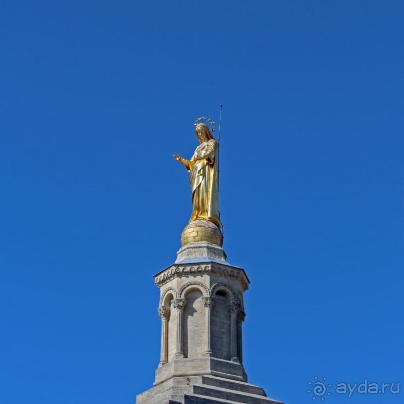 Крыши Авиньона: папский город с высоты папского дворца 