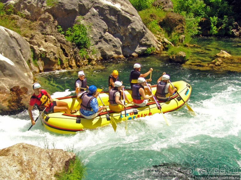 Рафтинг на реке Цетина - взляд со стороны