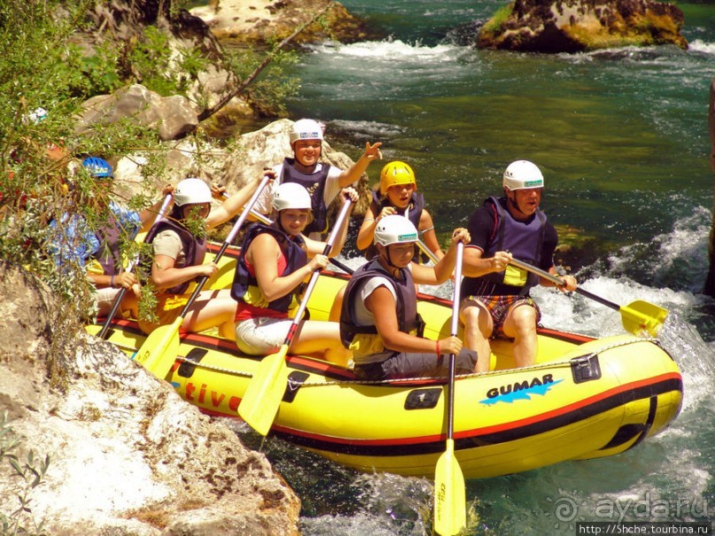 Рафтинг на реке Цетина - взляд со стороны