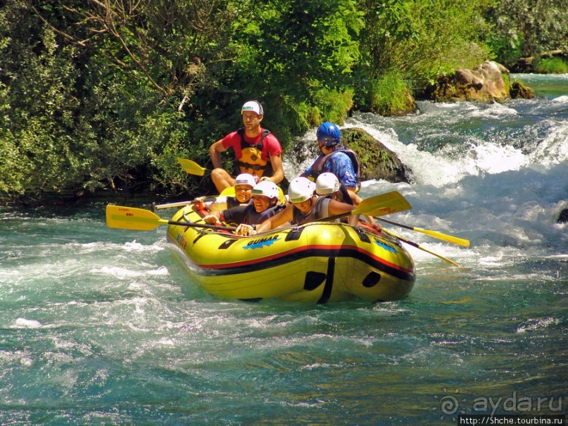 Рафтинг на реке Цетина - взляд со стороны