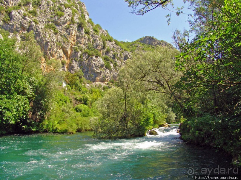 Рафтинг на реке Цетина - взляд со стороны