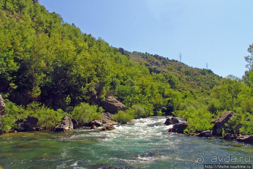 Рафтинг на реке Цетина - взляд со стороны