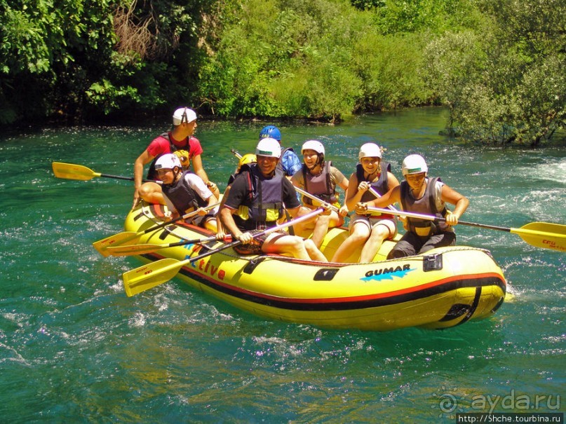Рафтинг на реке Цетина - взляд со стороны