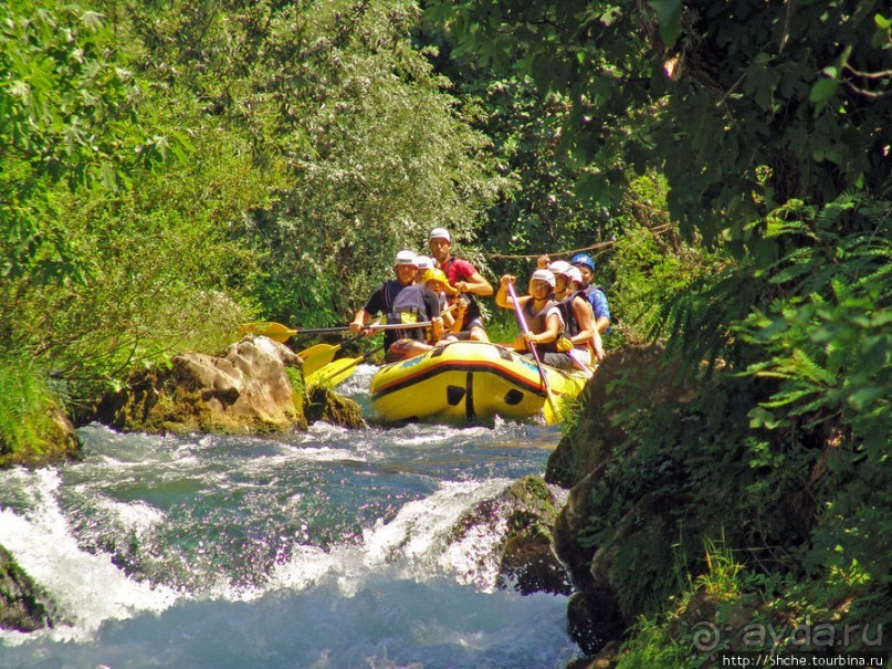 Рафтинг на реке Цетина - взляд со стороны