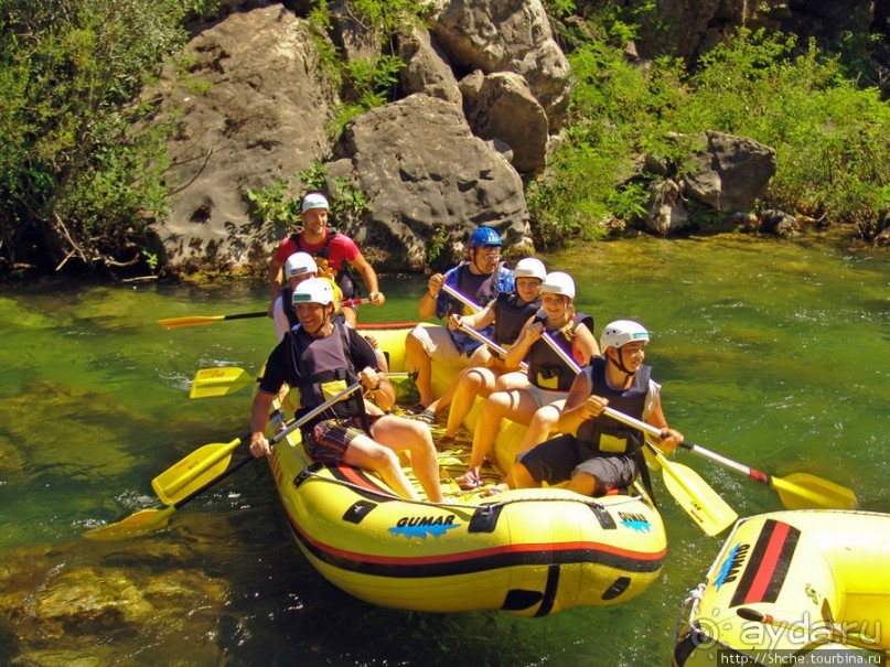 Рафтинг на реке Цетина - взляд со стороны