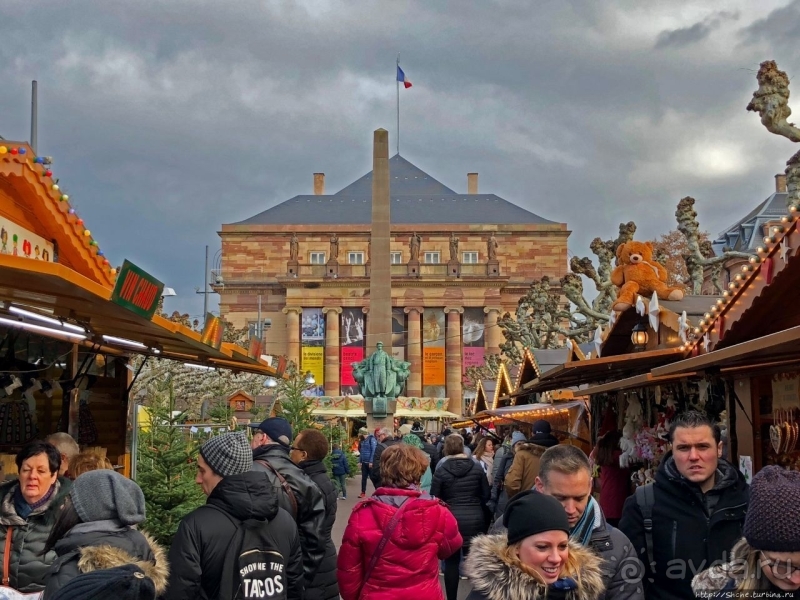 Рождественские метаморфозы. Площадь Бройи в Страсбурге