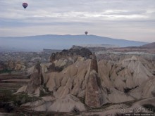 Над Каппадокией на воздушном шаре.