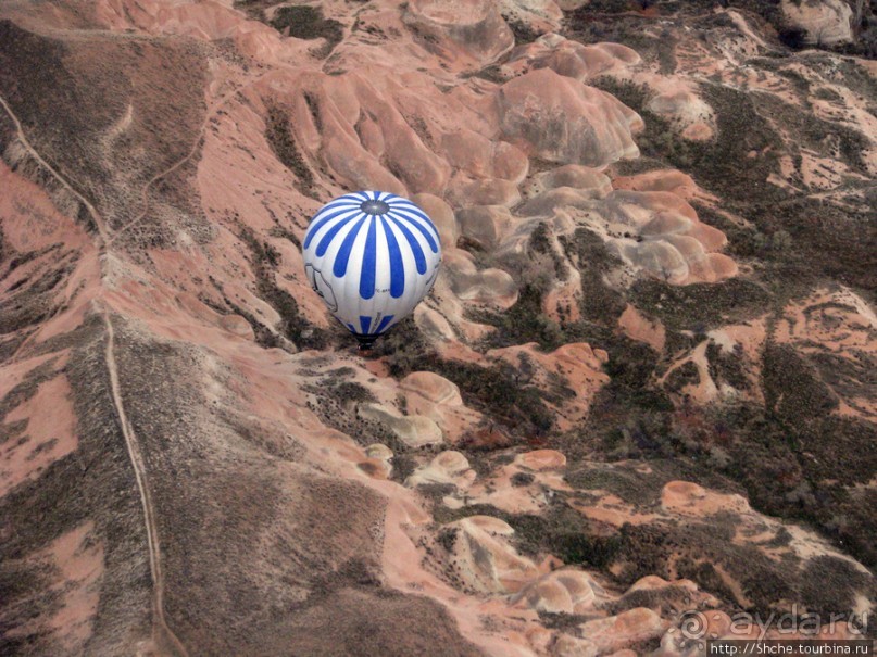 Над Каппадокией на воздушном шаре.