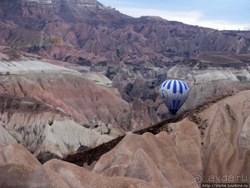 Над Каппадокией на воздушном шаре.