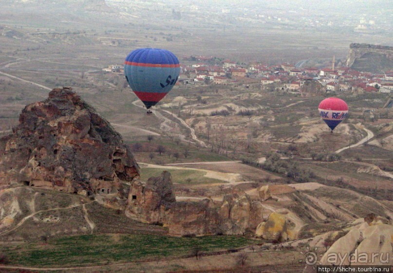 Над Каппадокией на воздушном шаре.