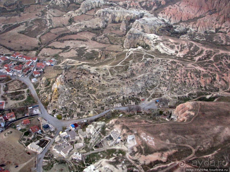 Над Каппадокией на воздушном шаре.