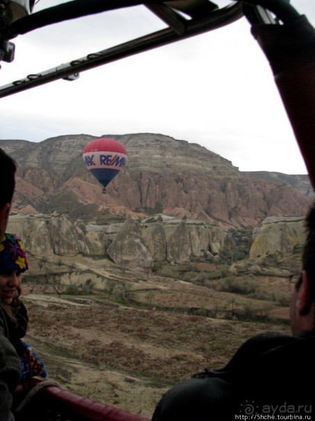 Над Каппадокией на воздушном шаре.