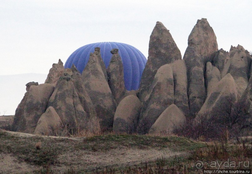 Над Каппадокией на воздушном шаре.
