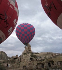 Над Каппадокией на воздушном шаре.