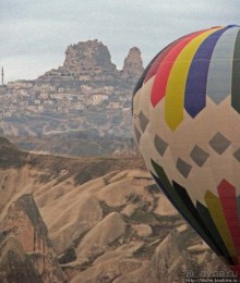 Над Каппадокией на воздушном шаре.