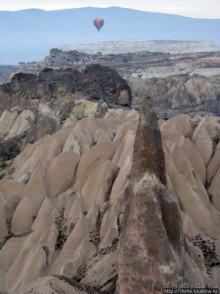 Над Каппадокией на воздушном шаре.
