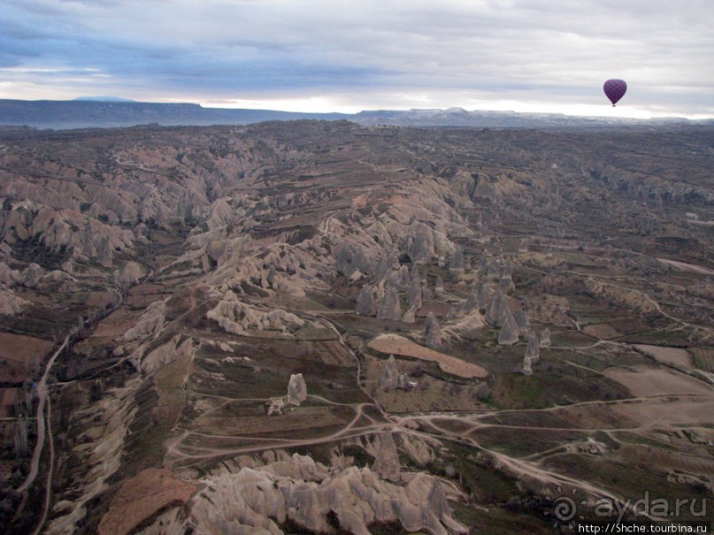 Над Каппадокией на воздушном шаре.