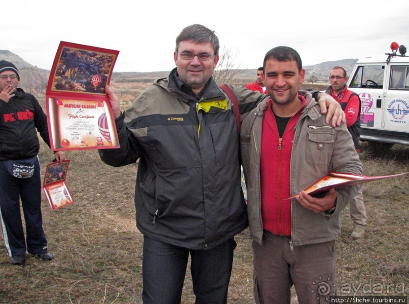 Над Каппадокией на воздушном шаре.