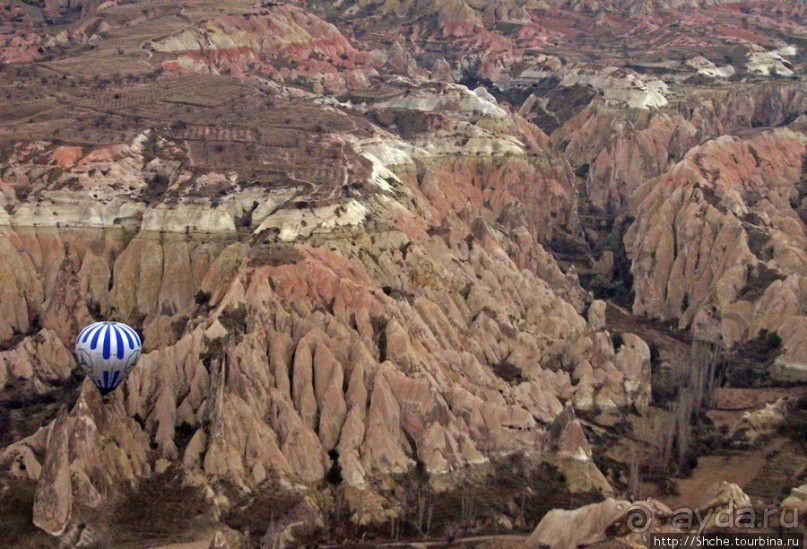 Над Каппадокией на воздушном шаре.