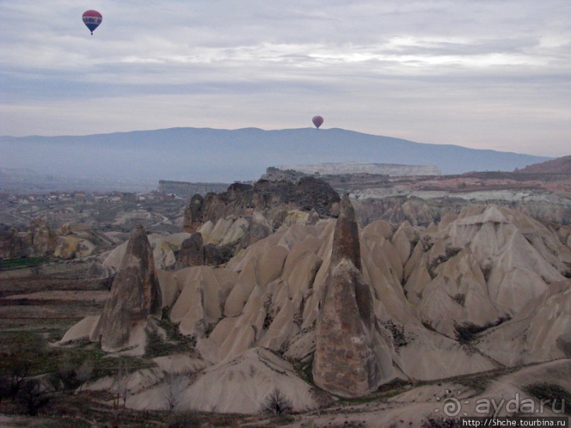 Над Каппадокией на воздушном шаре.