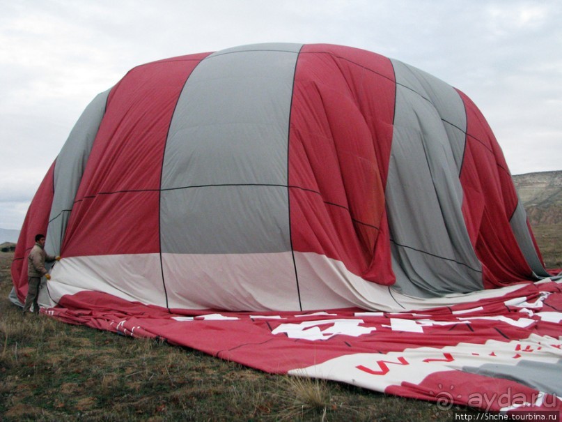 Над Каппадокией на воздушном шаре.