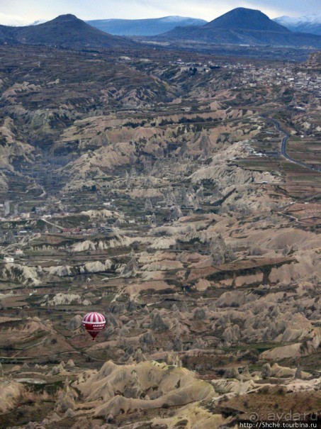 Над Каппадокией на воздушном шаре.
