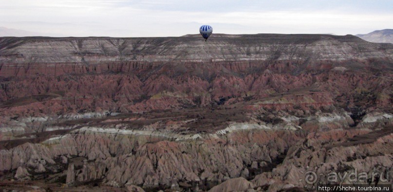 Над Каппадокией на воздушном шаре.
