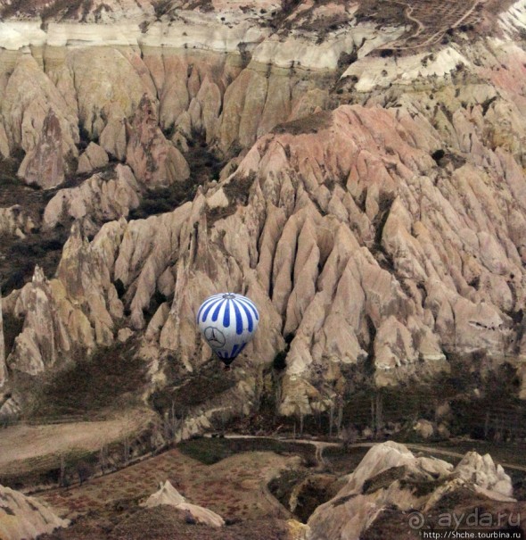 Над Каппадокией на воздушном шаре.