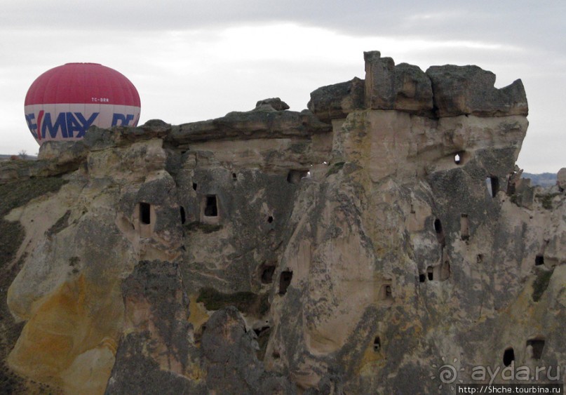 Над Каппадокией на воздушном шаре.