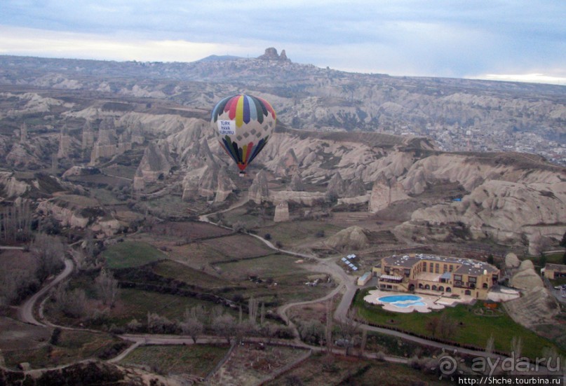 Над Каппадокией на воздушном шаре.