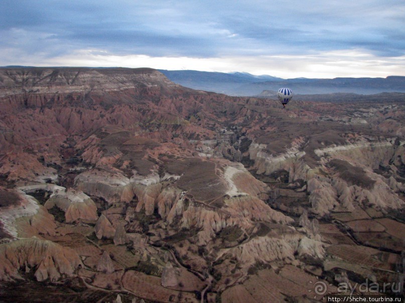Над Каппадокией на воздушном шаре.
