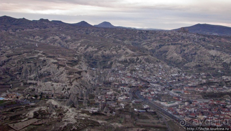 Над Каппадокией на воздушном шаре.