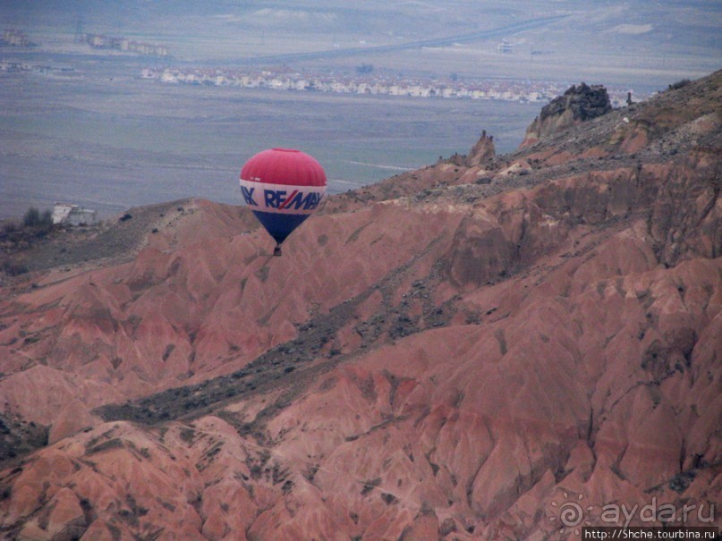 Над Каппадокией на воздушном шаре.