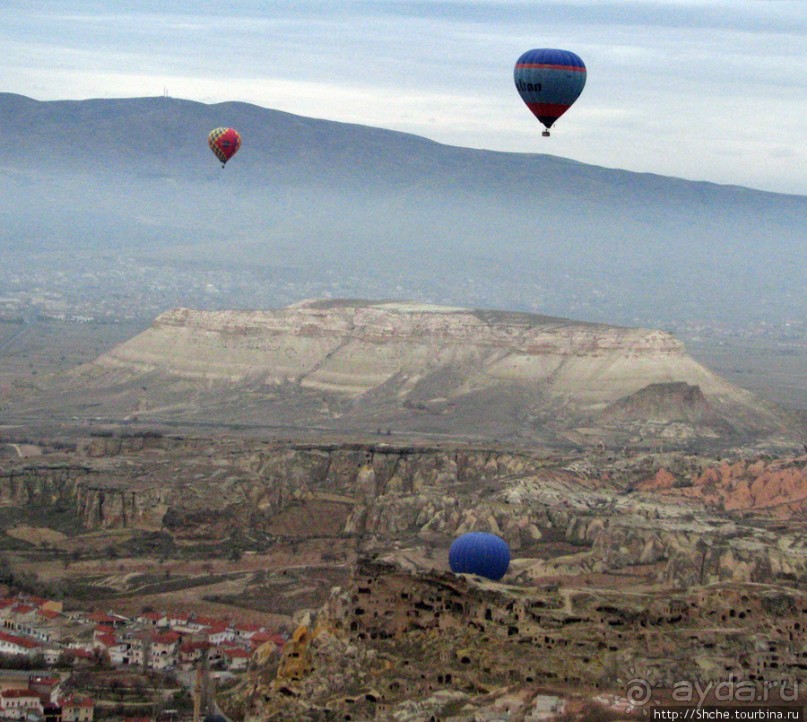 Над Каппадокией на воздушном шаре.