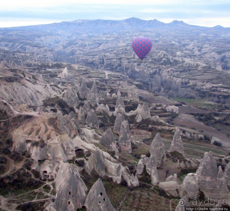 Над Каппадокией на воздушном шаре.