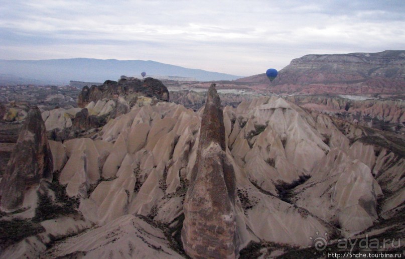Над Каппадокией на воздушном шаре.