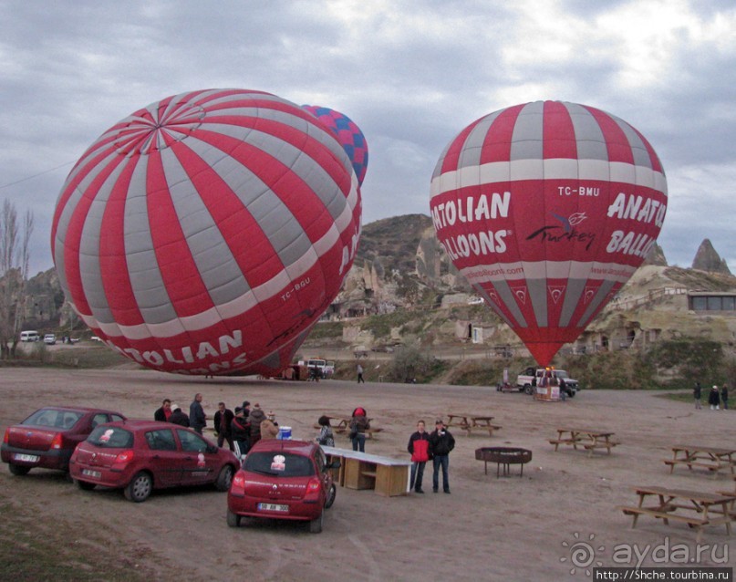 Над Каппадокией на воздушном шаре.