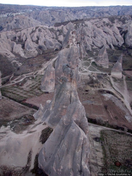 Над Каппадокией на воздушном шаре.