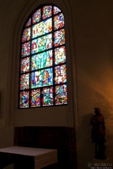 Кирпичная (15 век) церковь св. Николая в Хальмстаде