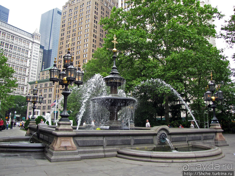 Нью-Йоркский Сити-холл парк — 40 минут покоя и созерцания