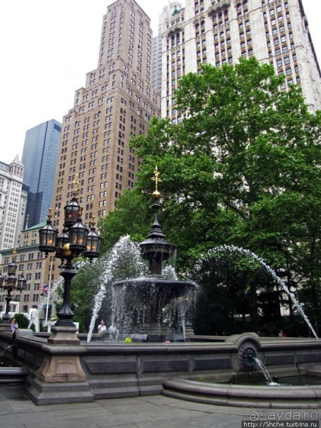 Нью-Йоркский Сити-холл парк — 40 минут покоя и созерцания