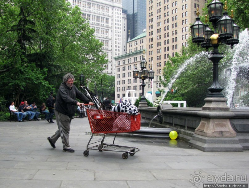 Нью-Йоркский Сити-холл парк — 40 минут покоя и созерцания