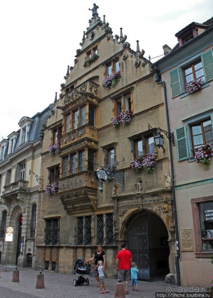 Три главных достопримечательности Кольмара. "Дом голов"