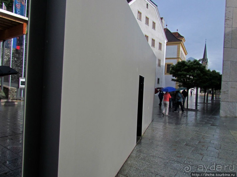 Современное искусство на улицах Вадуца