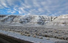 Бескрайние просторы юга штата Вайоминг