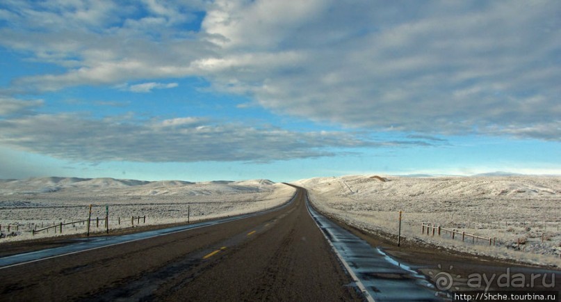Бескрайние просторы юга штата Вайоминг