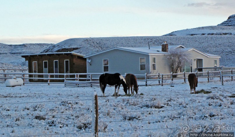 Бескрайние просторы юга штата Вайоминг