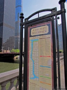 Прогулка вдоль реки в джунглях...бетонных. Chicago Riverwalk